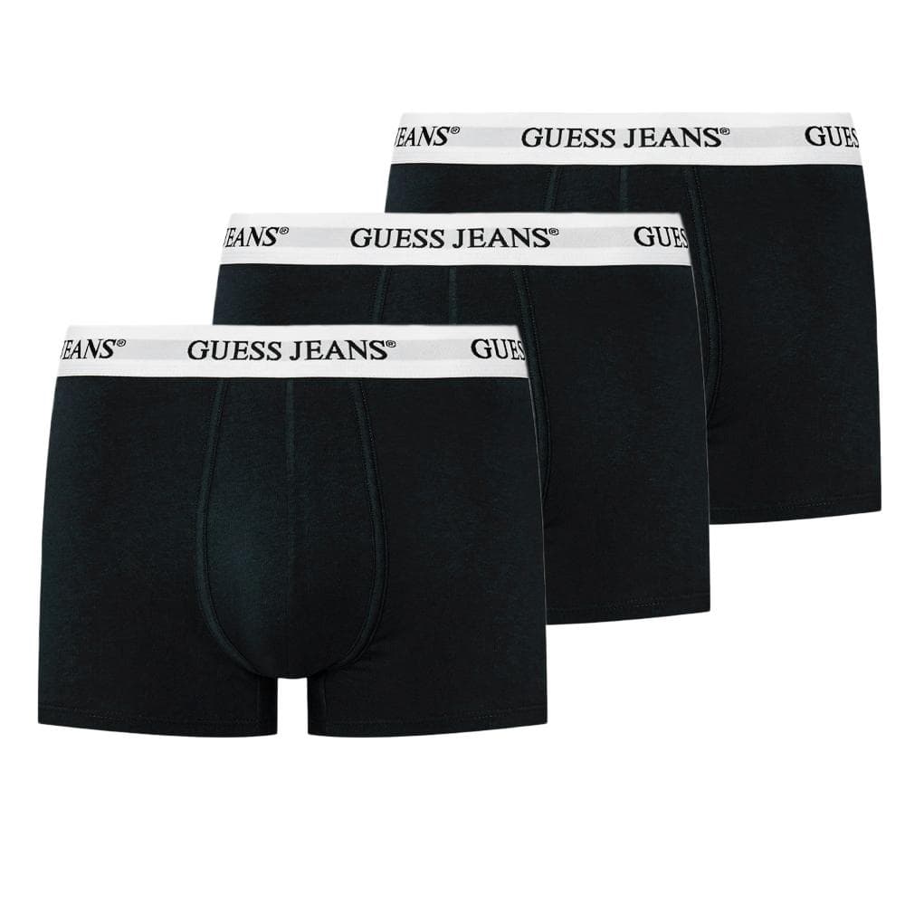 X3 Boxers Noir/Blanc Homme Guess Trunk 1