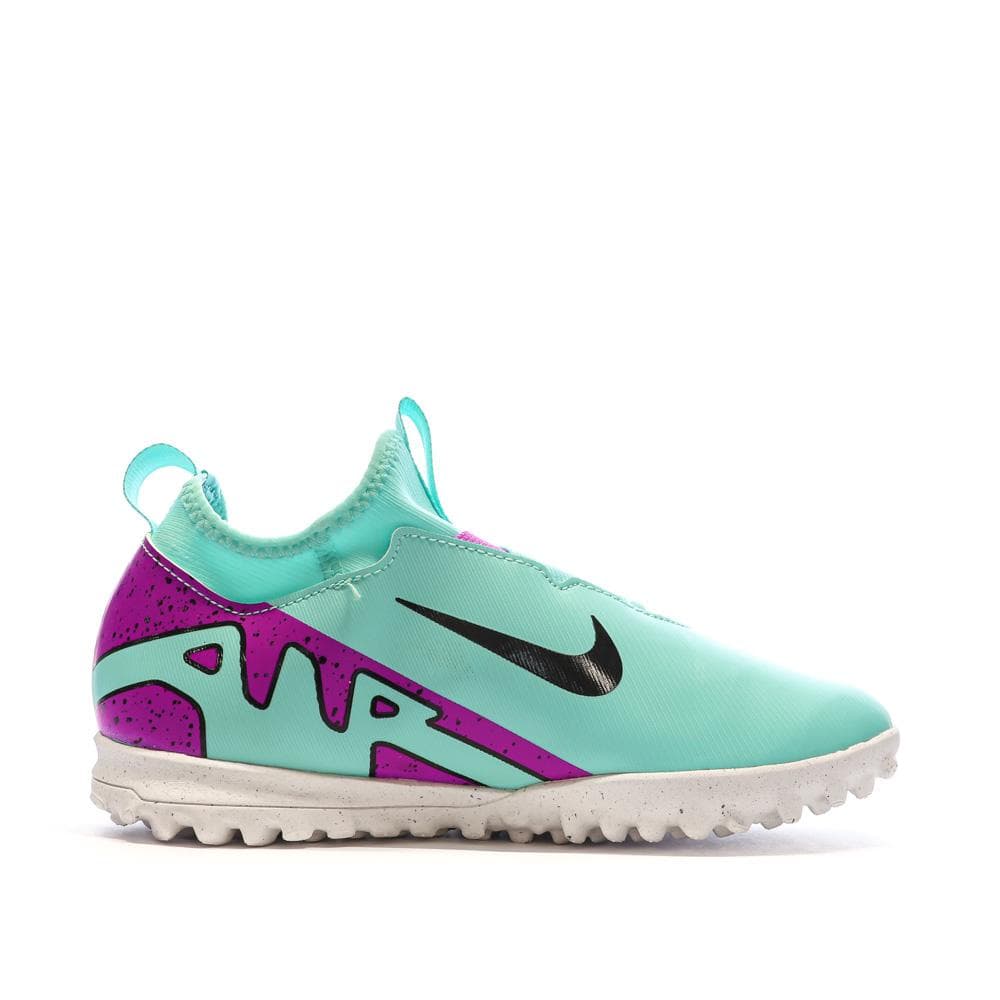 Chaussures de Football Turquoise Junior Nike Jr Zoom Vapor 15 Academy TF 2
