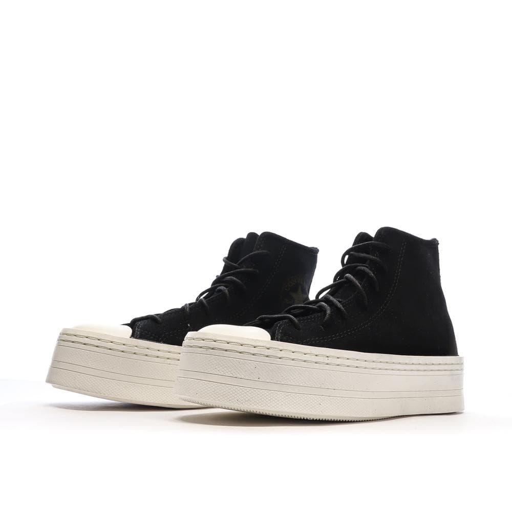 Baskets Noires Femme Converse Chuck Taylor All Star Suede 6