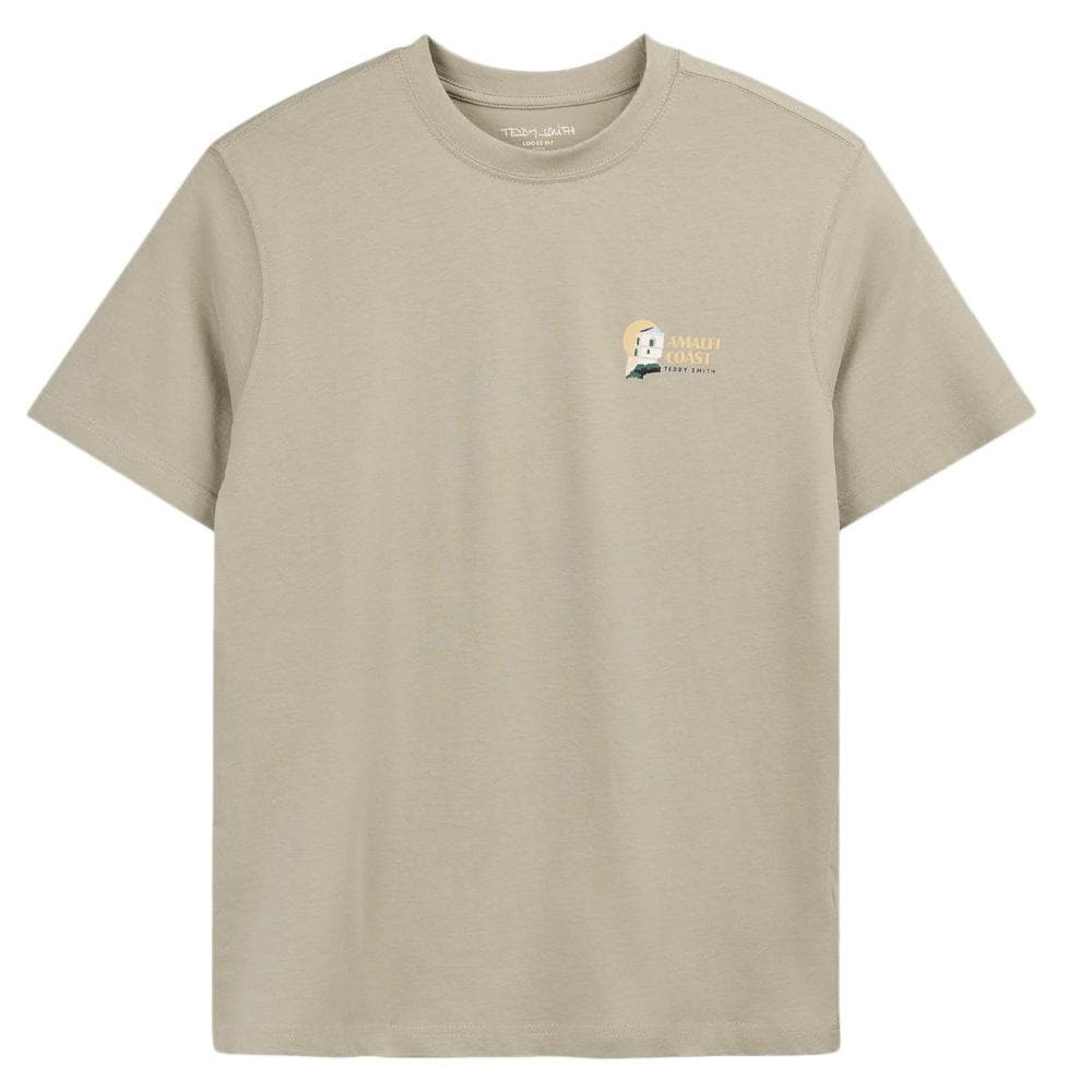 T-Shirt Kaki Homme Teddy Smith Coast 1