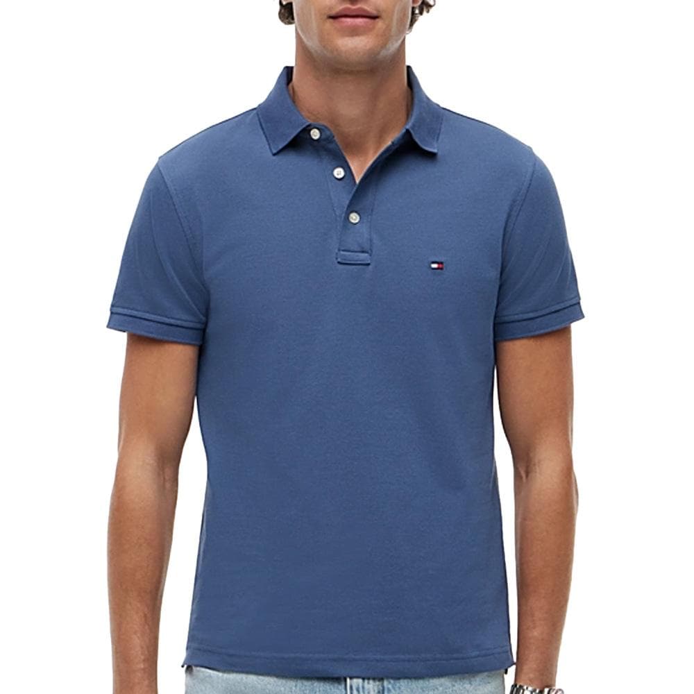 Polo Bleu Homme Tommy Hilfiger Regular 1
