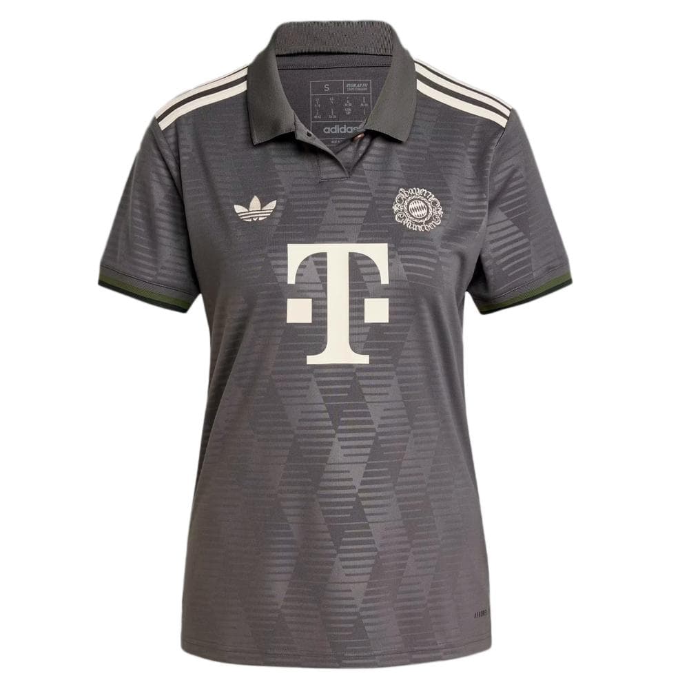 FC Bayern Maillot de Football Femme Gris Adidas 24/25 1