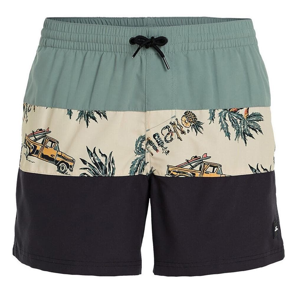Maillot de bain Noir/Vert/Beige O'Neill Block 1