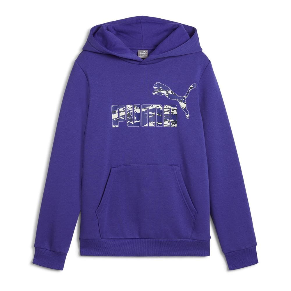 Sweat à Capuche Violet Garçon Puma Ess+ Camo 1