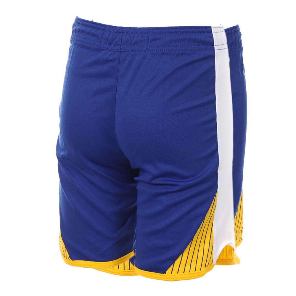 Short de Basketball Bleu/Jaune Garçon NBA Golden State Warriors 3