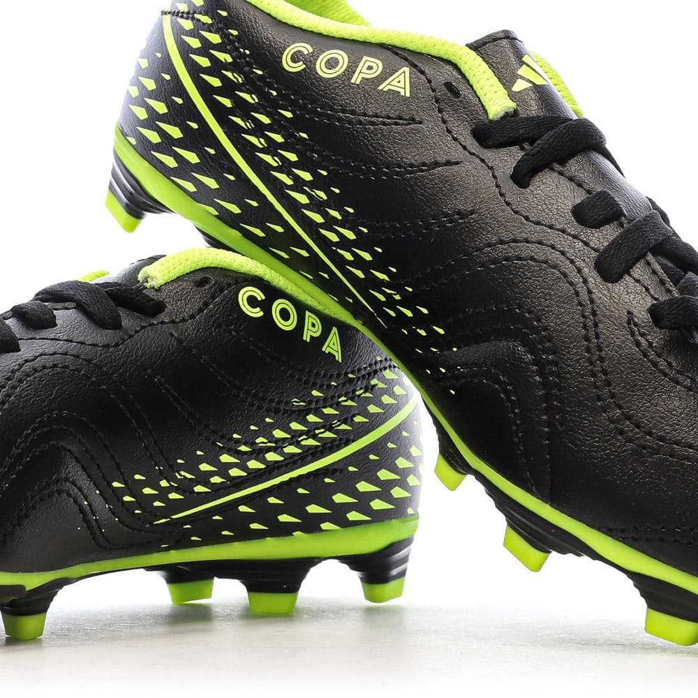 Chaussures de football Noires/Jaunes Garçon Adidas Copa Sense 7
