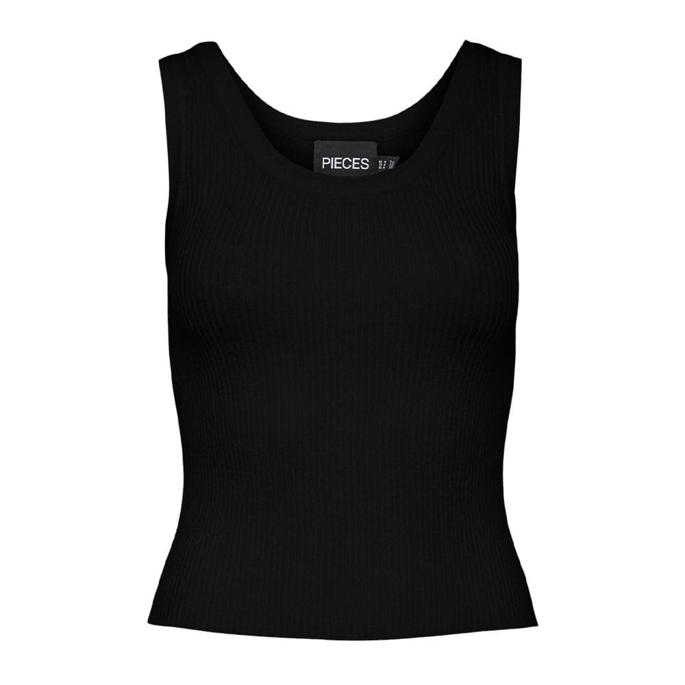 Débardeur Noir Femme Pieces Prista 1