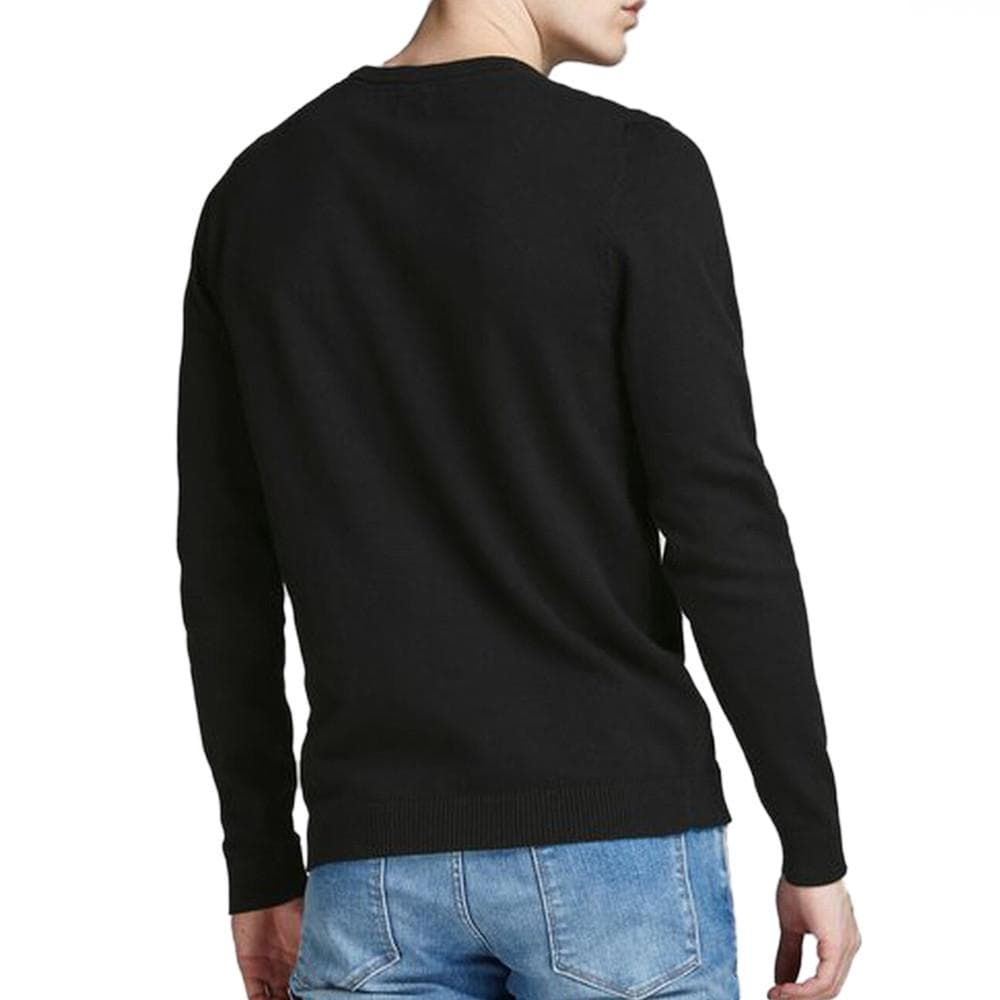 Pull Noir Homme Jack & Jones Basic Knit 2