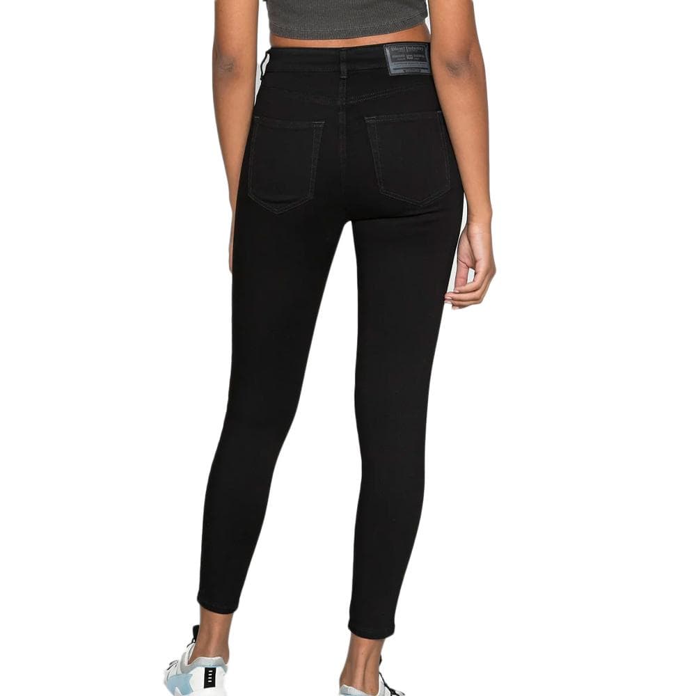Jean Super Skinny Noir Femme Diesel Slandy 2