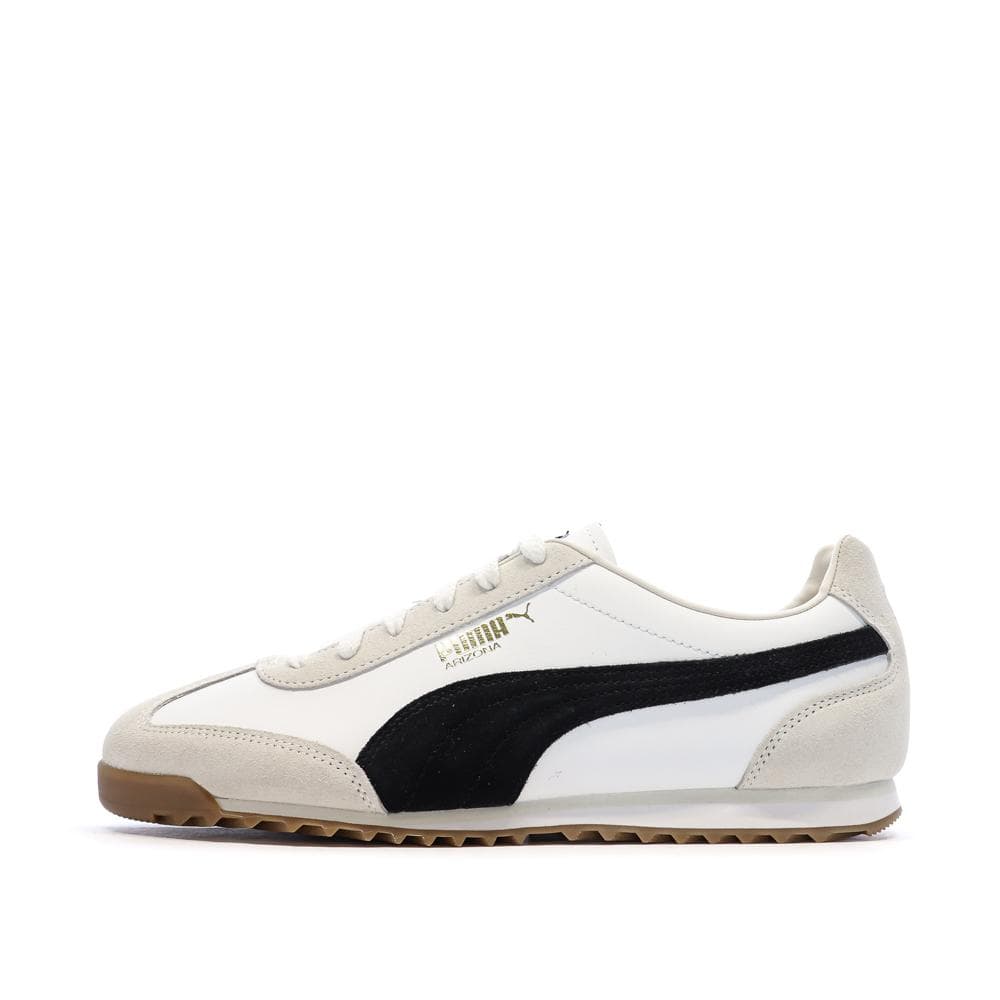 Baskets Blanches/Beiges/Noires Homme Puma Arizona Retro 1