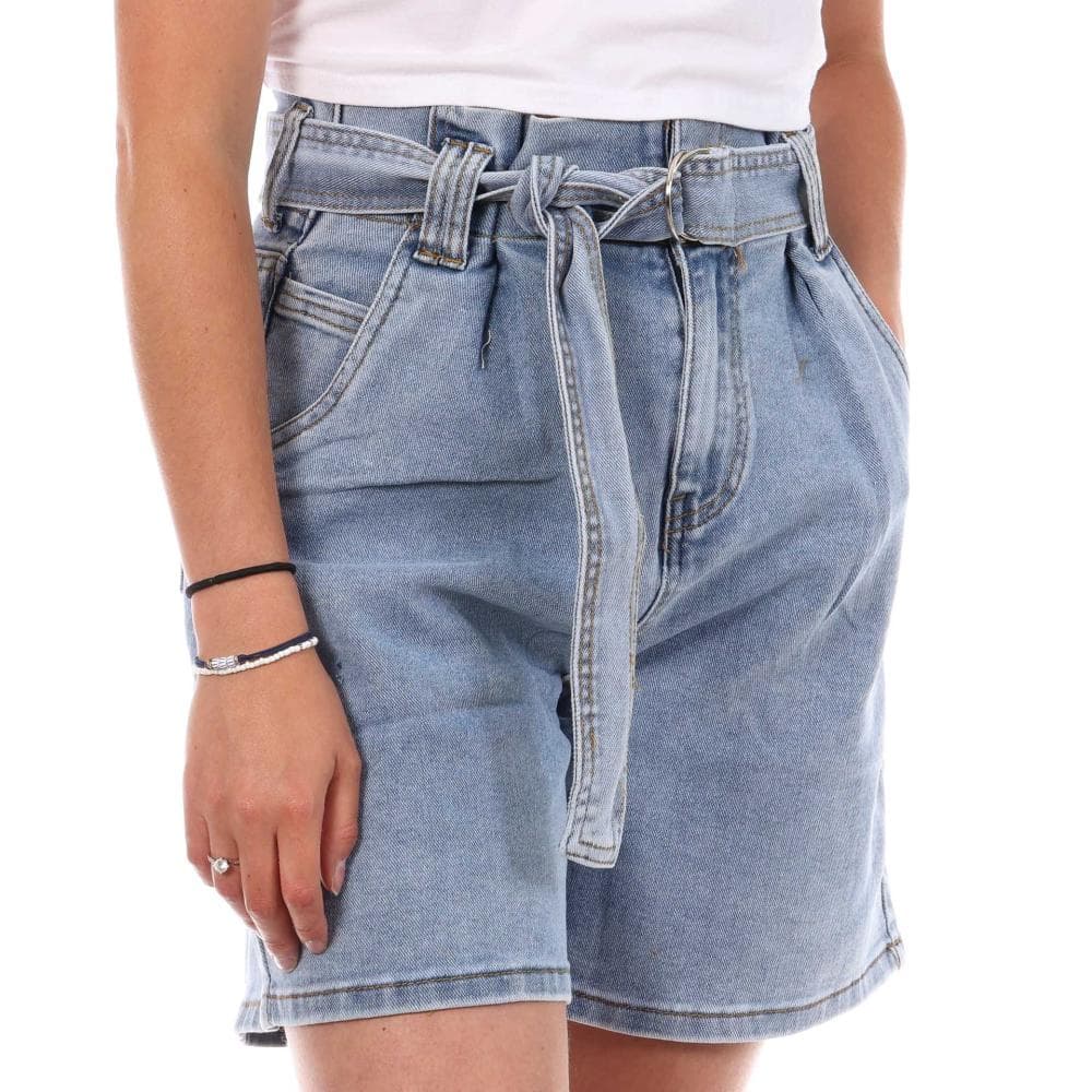 Short Mom Bleu Femme Monday Premium LW786 1