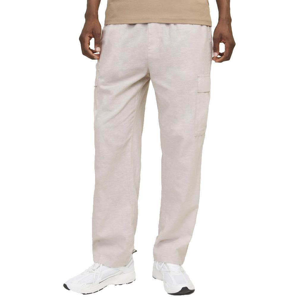 Pantalon Cargo Loose Beige Homme Jack & Jones Karl 1