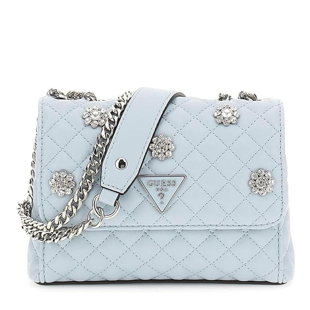 Sac à Bandoulière Bleu Clair Femme GUESS Xbody Flp 1