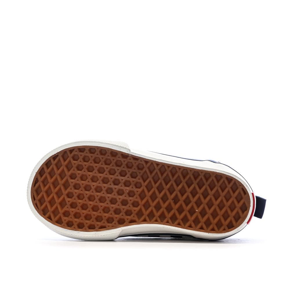 Baskets Bleu Foncé Garçon Vans Td Ward Slip-on Checkerboard 5
