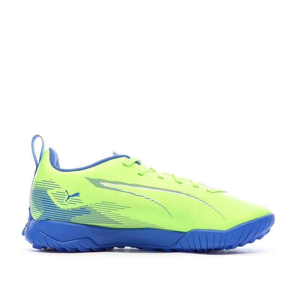 Chaussures de Foot Jaune Fluo Junior Puma Ultra 5 Play TT 2