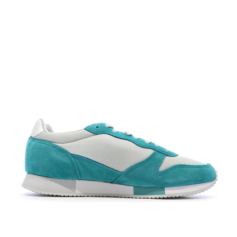 Baskets Blanches/Turquoises Femme Le Coq Sportif Alpha 2