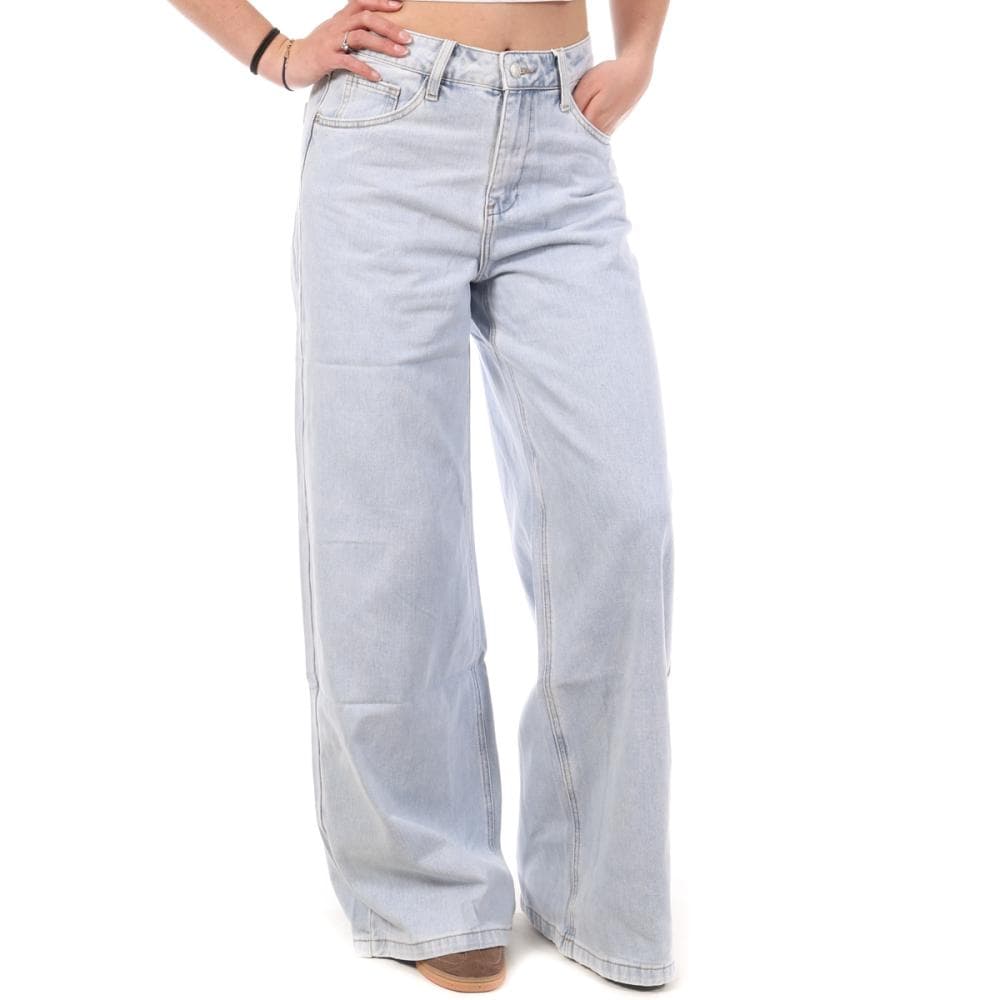 Jean Loose Bleu Femme Oraije Palazzo 1