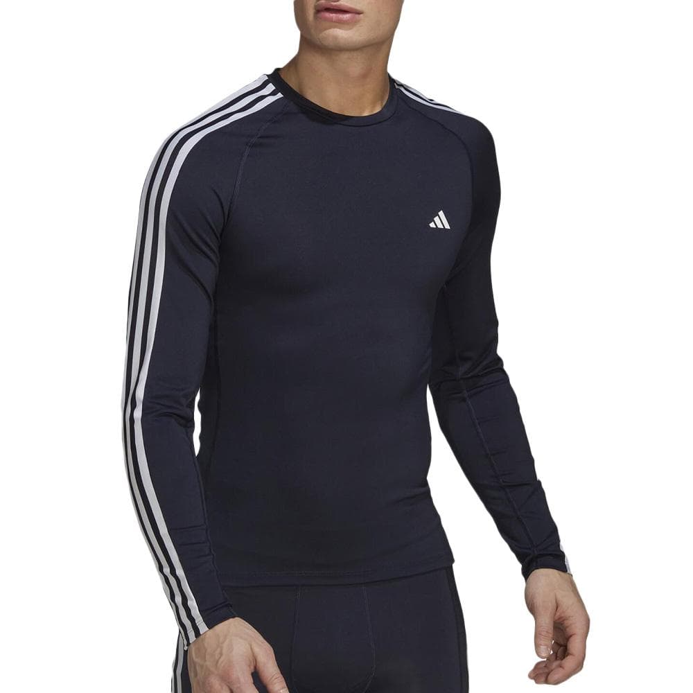 T-shirt Manches Longues Marine Homme Adidas HJ9912 1