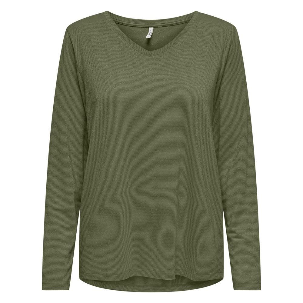 T-shirt Kaki Femme Only Harly ML 1