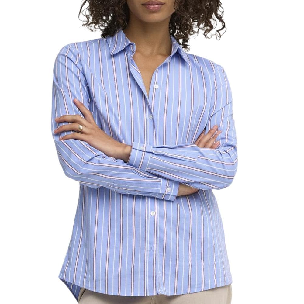 Chemise Bleu/Rouge Femme JDY Mio 1