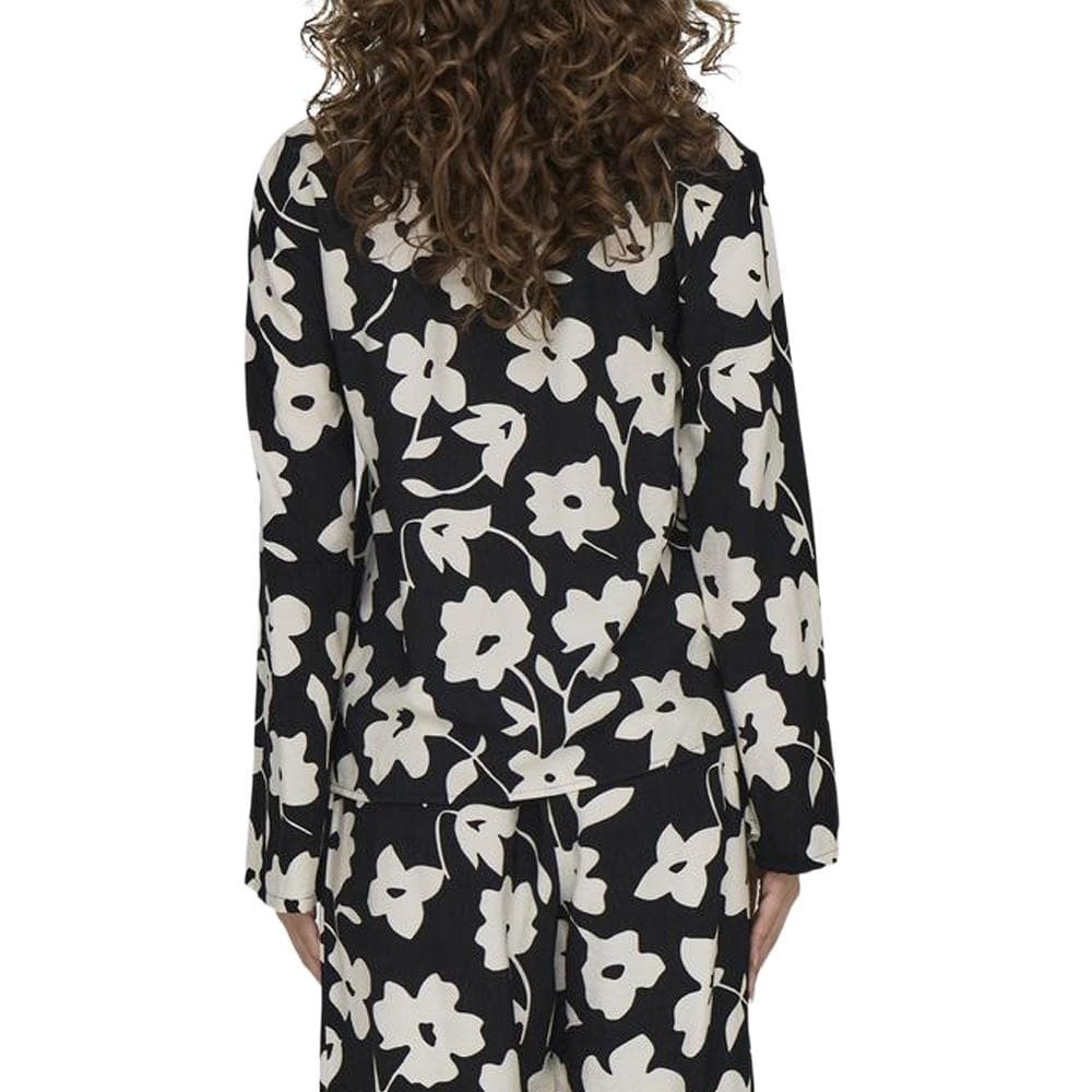 Blouse Noire/Blanche Femme JDY Silas 2