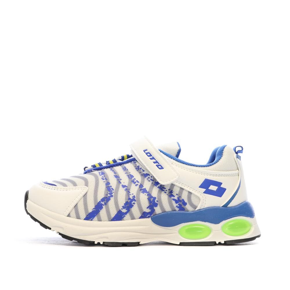 Baskets Blanc/Bleu Garçon Lotto Sienne 1