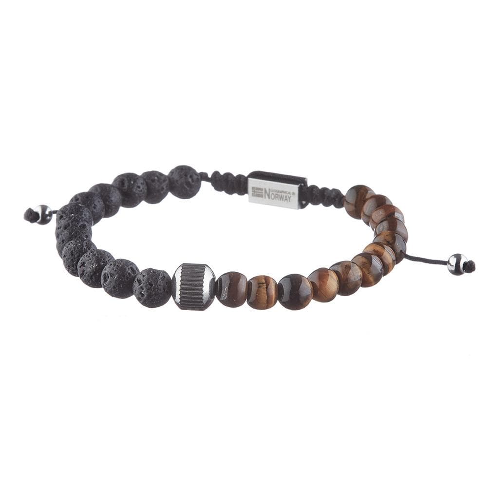 Bracelet Perles Noir/Marron Homme Geographical Norway 315049 1