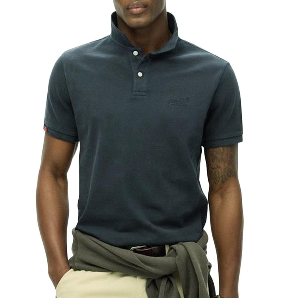 Polo Marine Homme Superdry Vintage Destroyyy 1