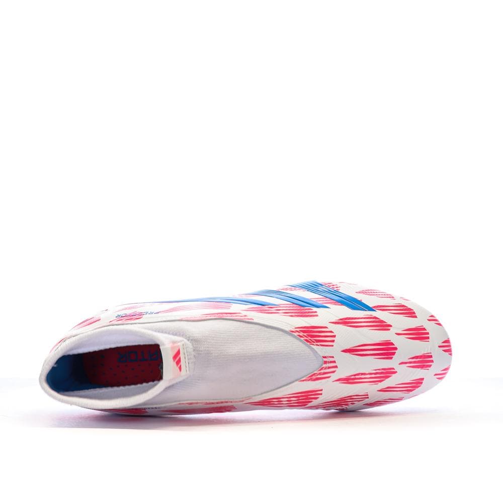 Chaussures de Foot Blanc/Rose Homme Adidas Predator League Ll FG 4