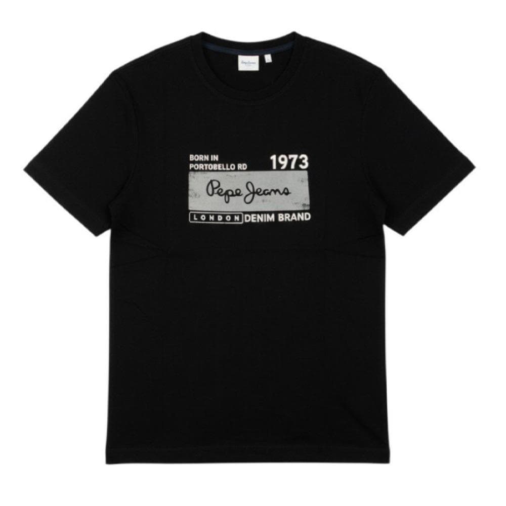 T-Shirt Noir Homme Pepe jeans Pjl M 1