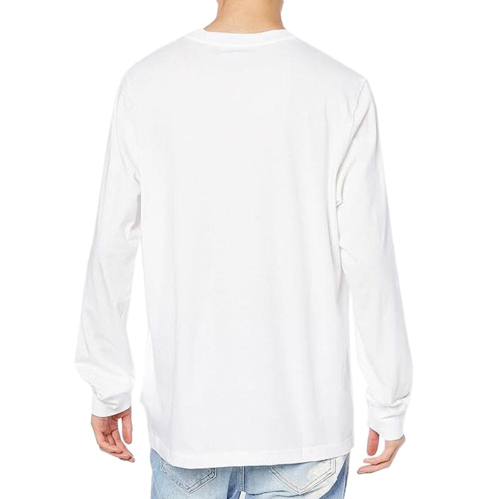 T-shirt Manches Longues Blanc Homme Diesel Small 2