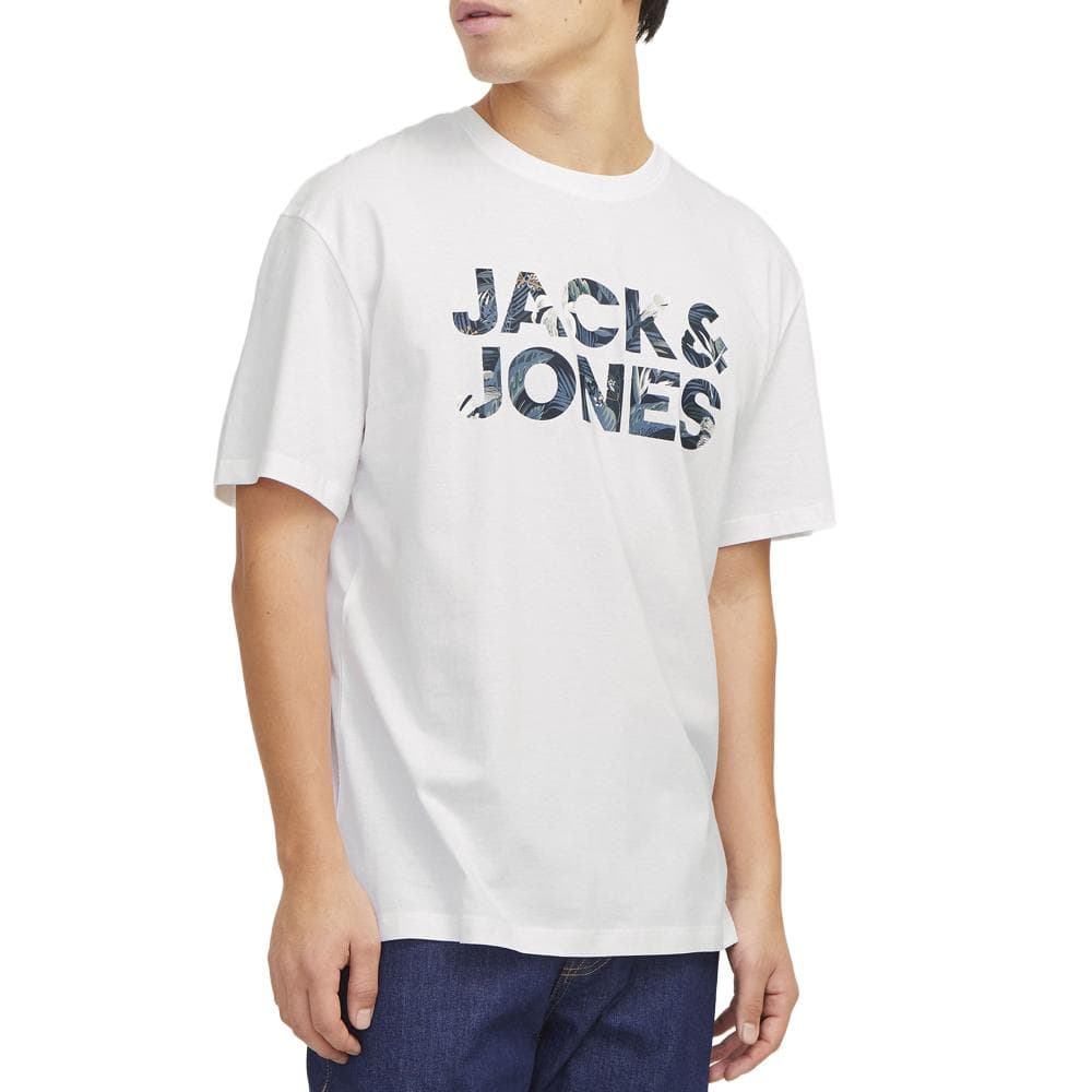 T-shirt Blanc Garçon Jack & Jones Corp Splash 1