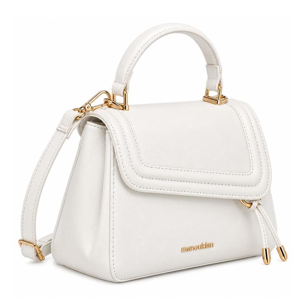 Sac à Bandoulière Blanc Femme Manoukian Melissa 1