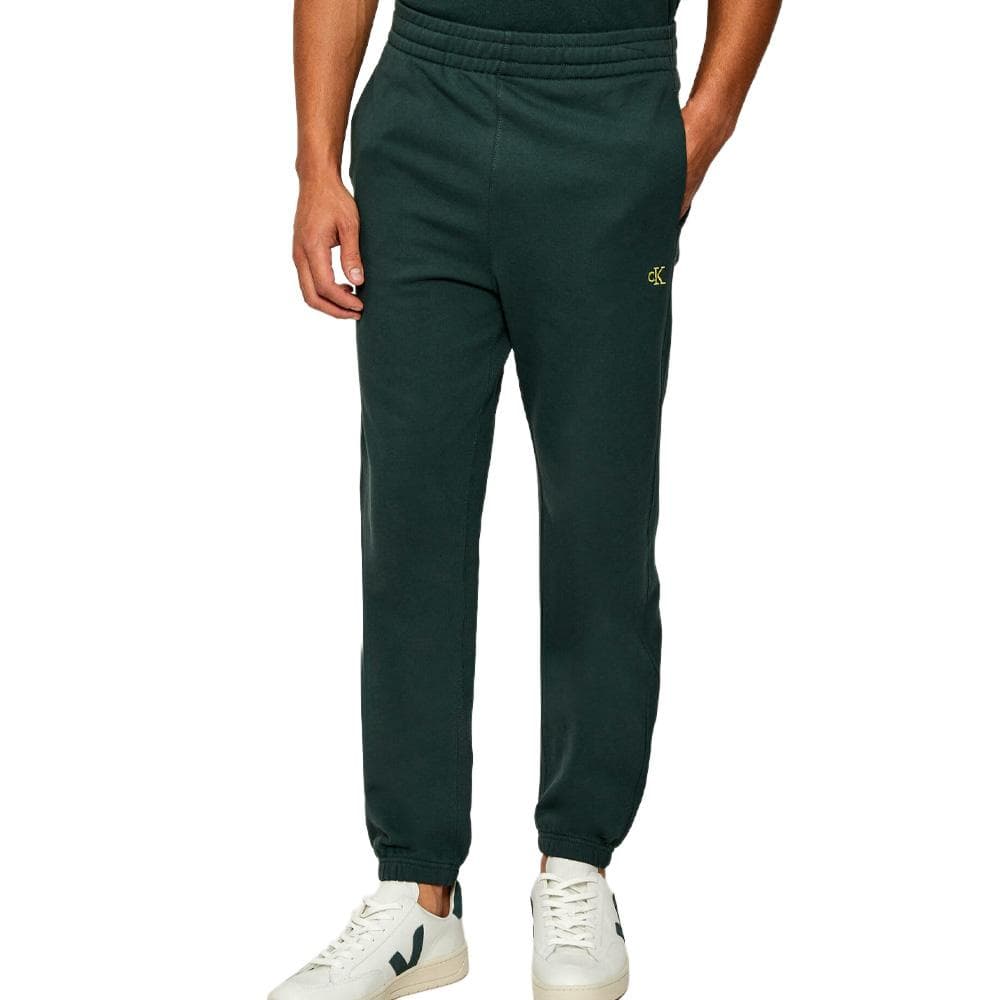 Jogging Bleu Canard Homme Calvin Klein Jeans 350 Terry Monogram 1