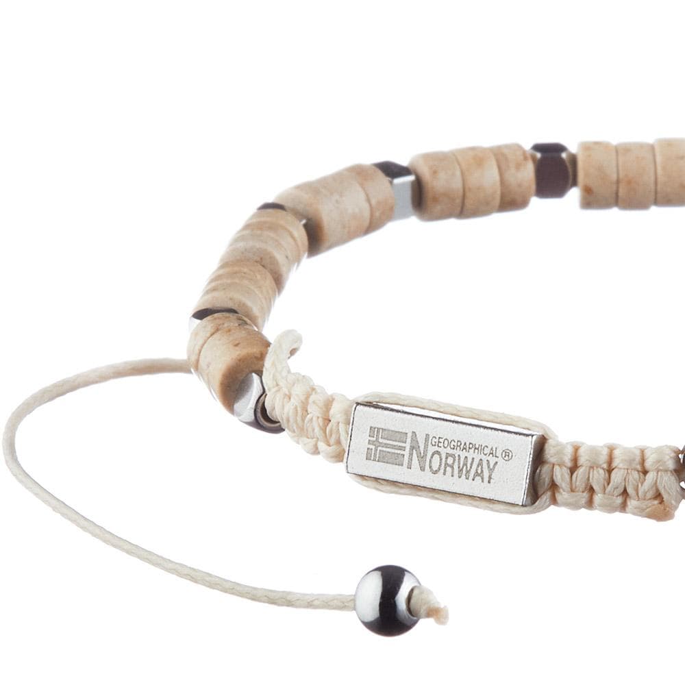 Bracelet Beige/Acier Homme Geographical Norway 315018 3