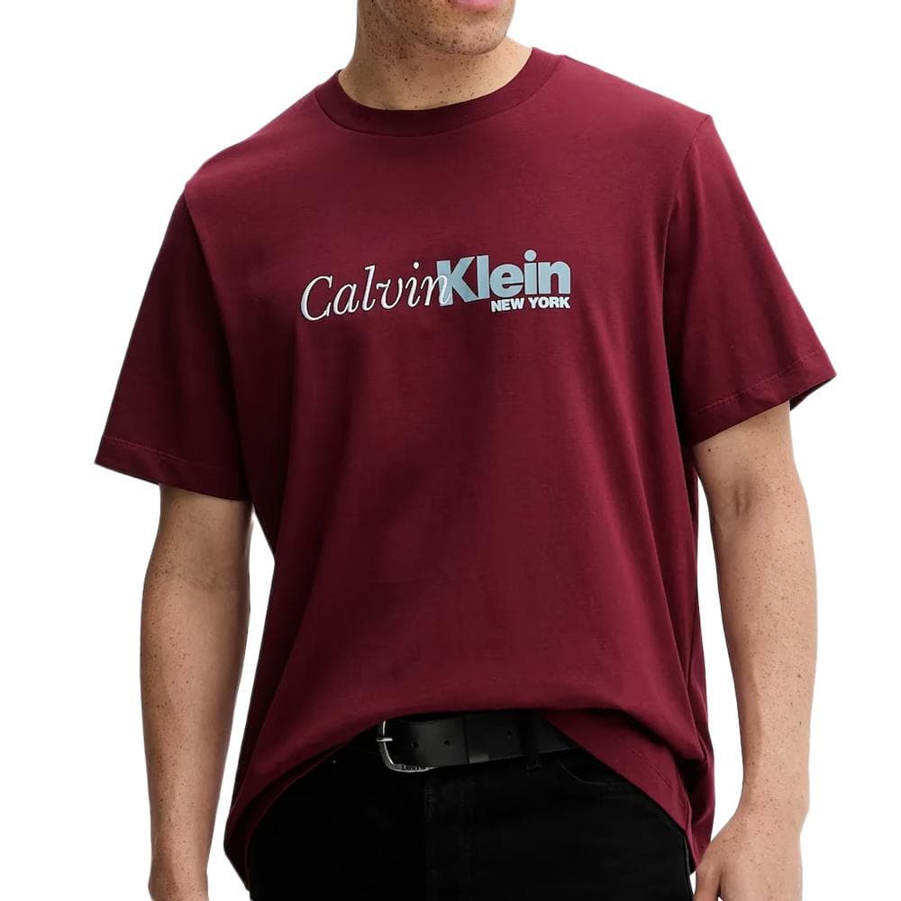 T-Shirt Rouge Homme Calvin Klein Jeans LV04RD822G 1
