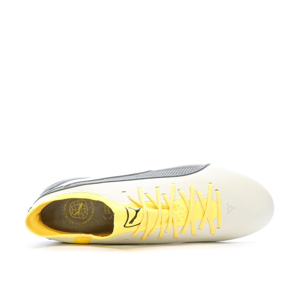 Chaussures de football Écru Homme PumaKing Ultimate 4