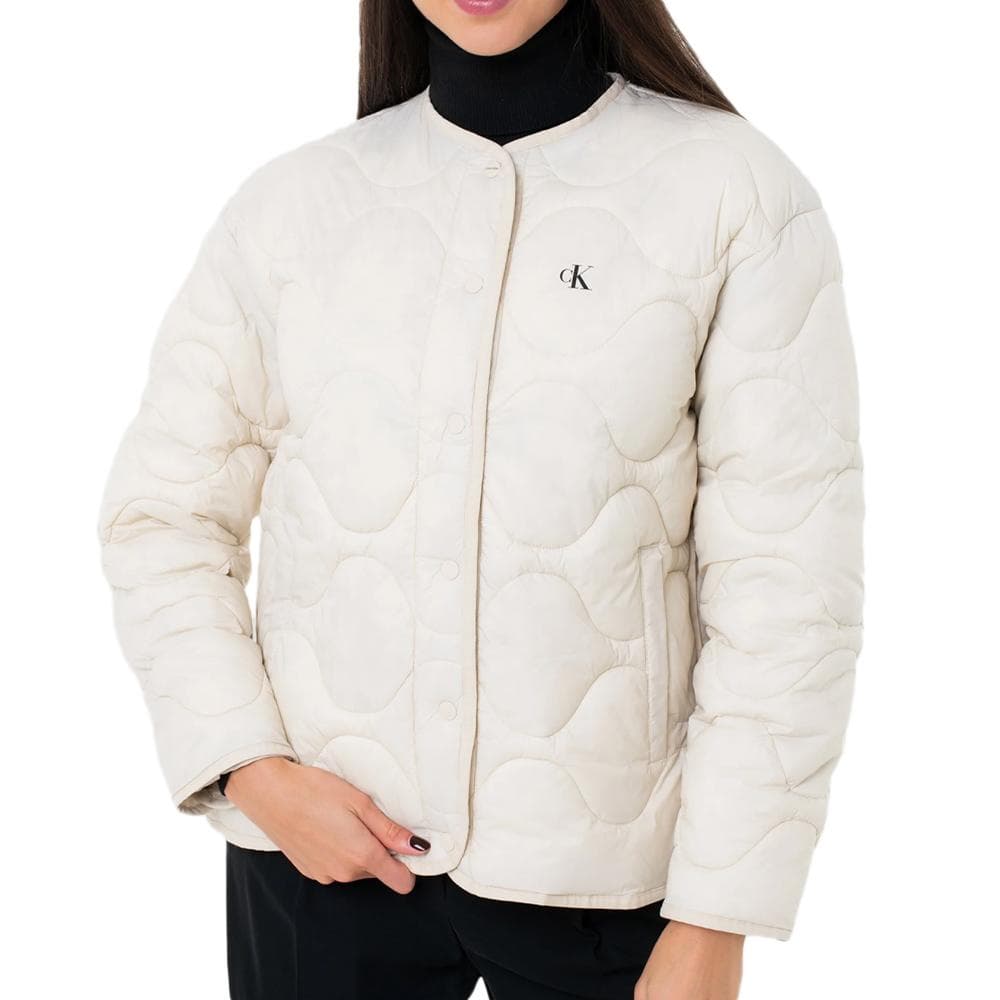 Veste Matelassée Beige Femme Calvin Klein Jeans Insulated 1