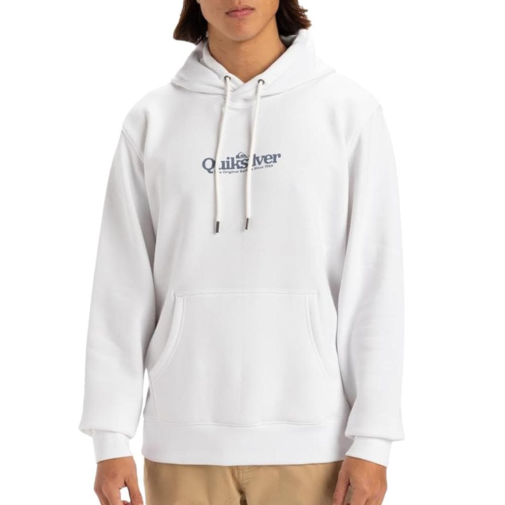Sweat à Capuche Blanc Homme Quiksilver Fineline 1