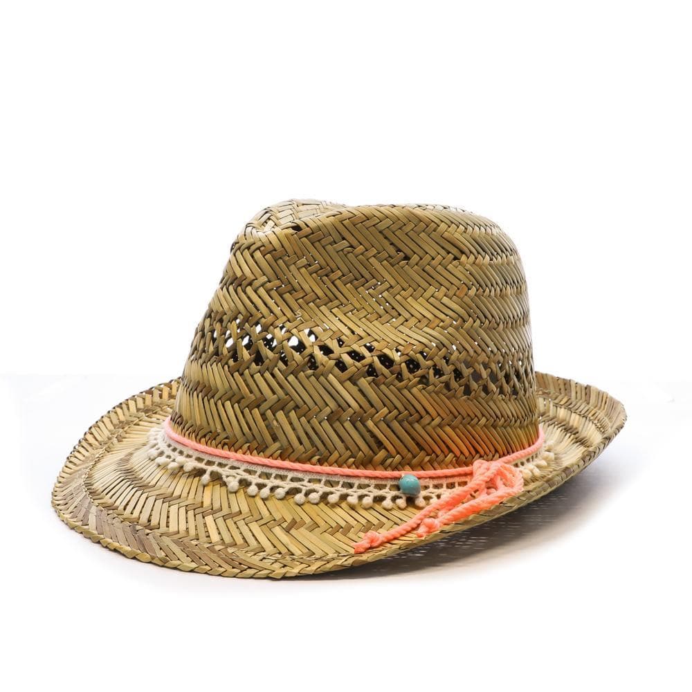 Chapeaux Paille Via Lorenzo Trilby Naturel 1