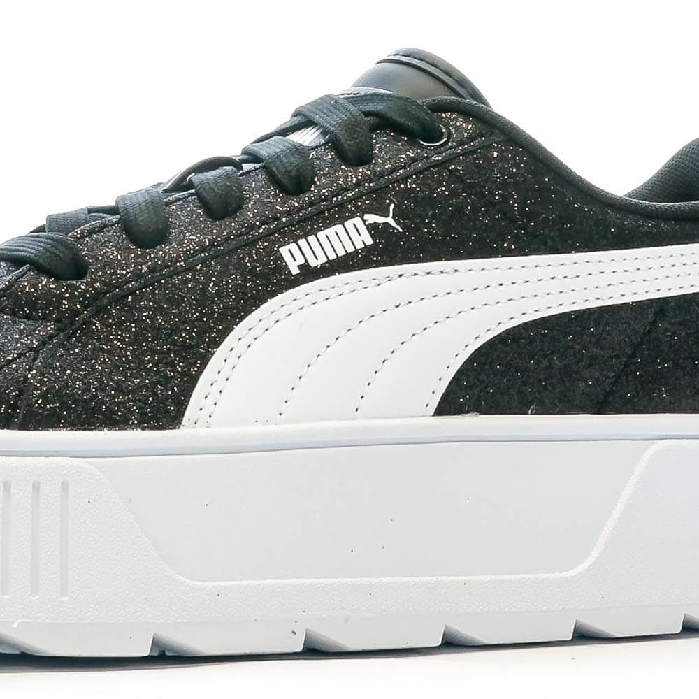 Baskets Noir/Paillettes Femme Puma Karmen Glitz 7