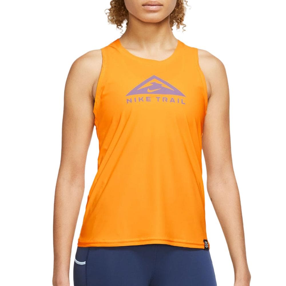 Débardeur Orange Femme Nike Trail Tank 1