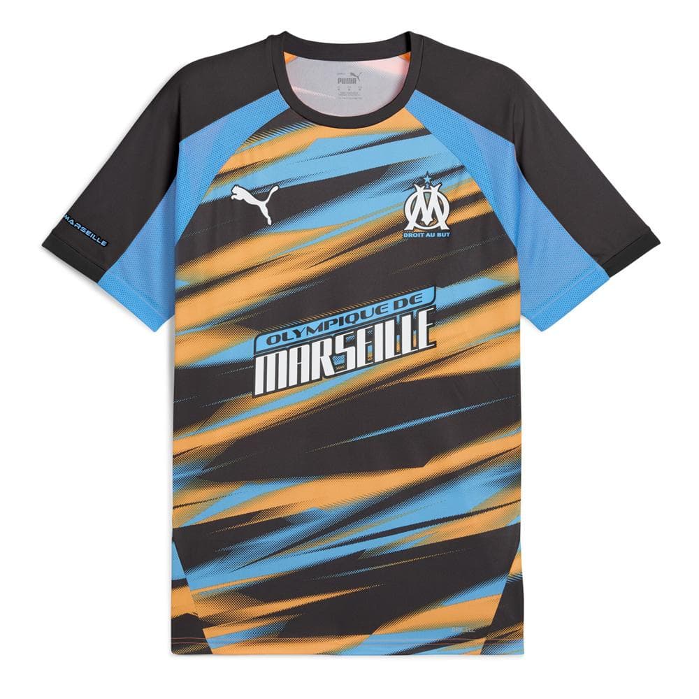 OM Maillot de bain Bleu/Noir/Orange Homme Puma Om Faster 1