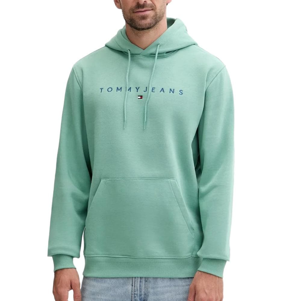Sweat Vert Homme Tommy Hilfiger Linear 1