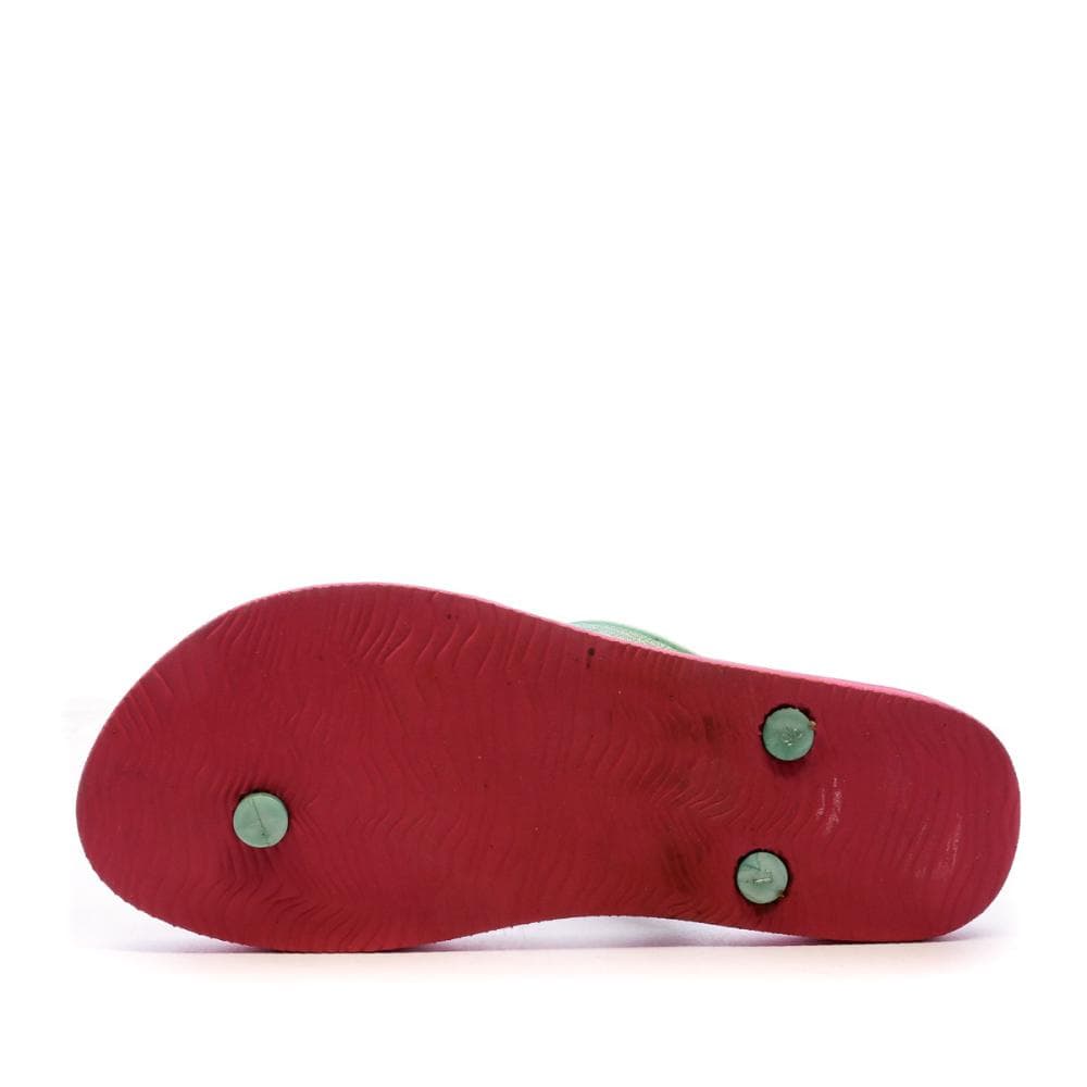 Tongs Rose/Vert Femme Beppi 3