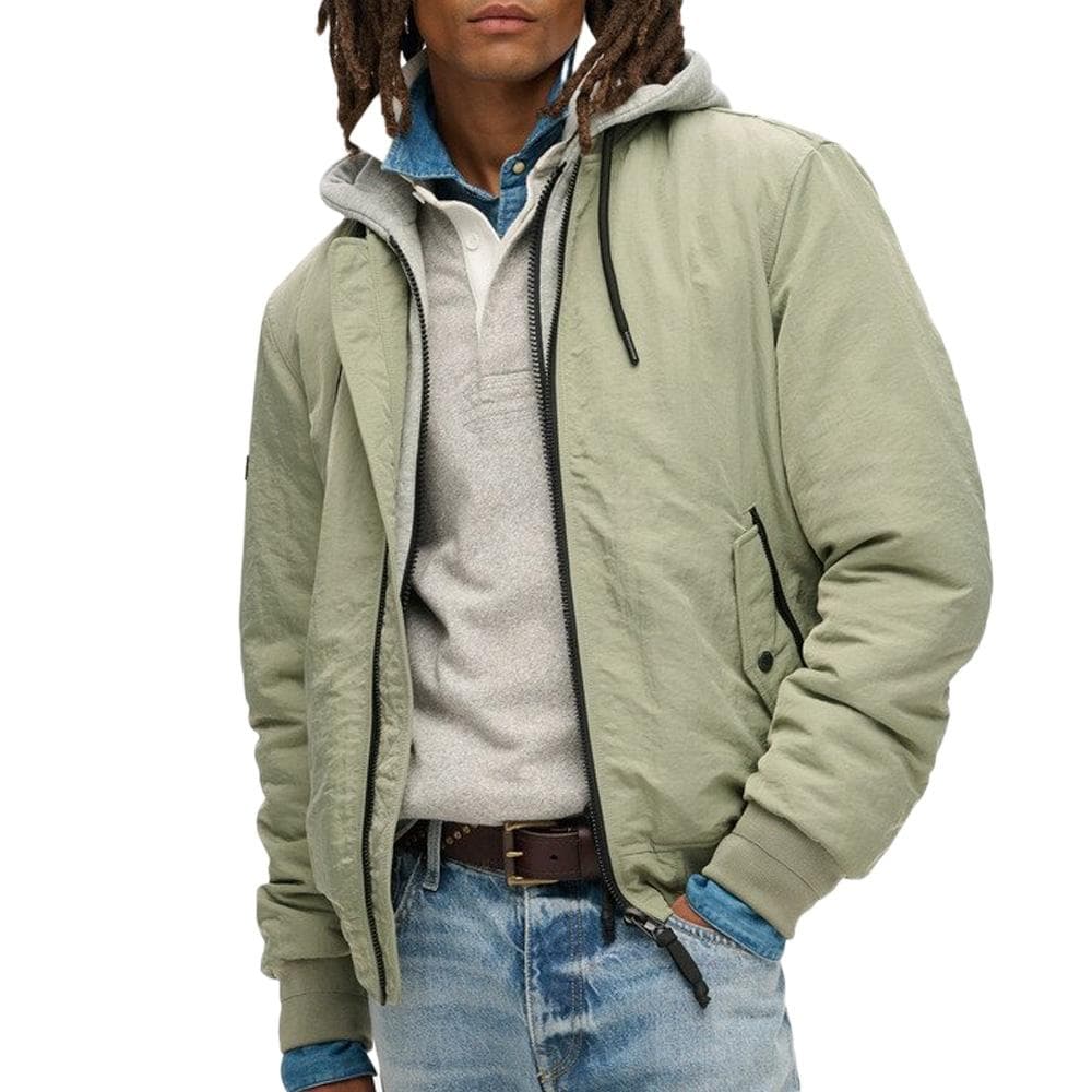 Veste Verte Homme Superdry Hooded 1