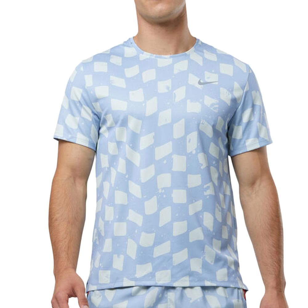 T-shirt Bleu Homme Nike Miler 479 1