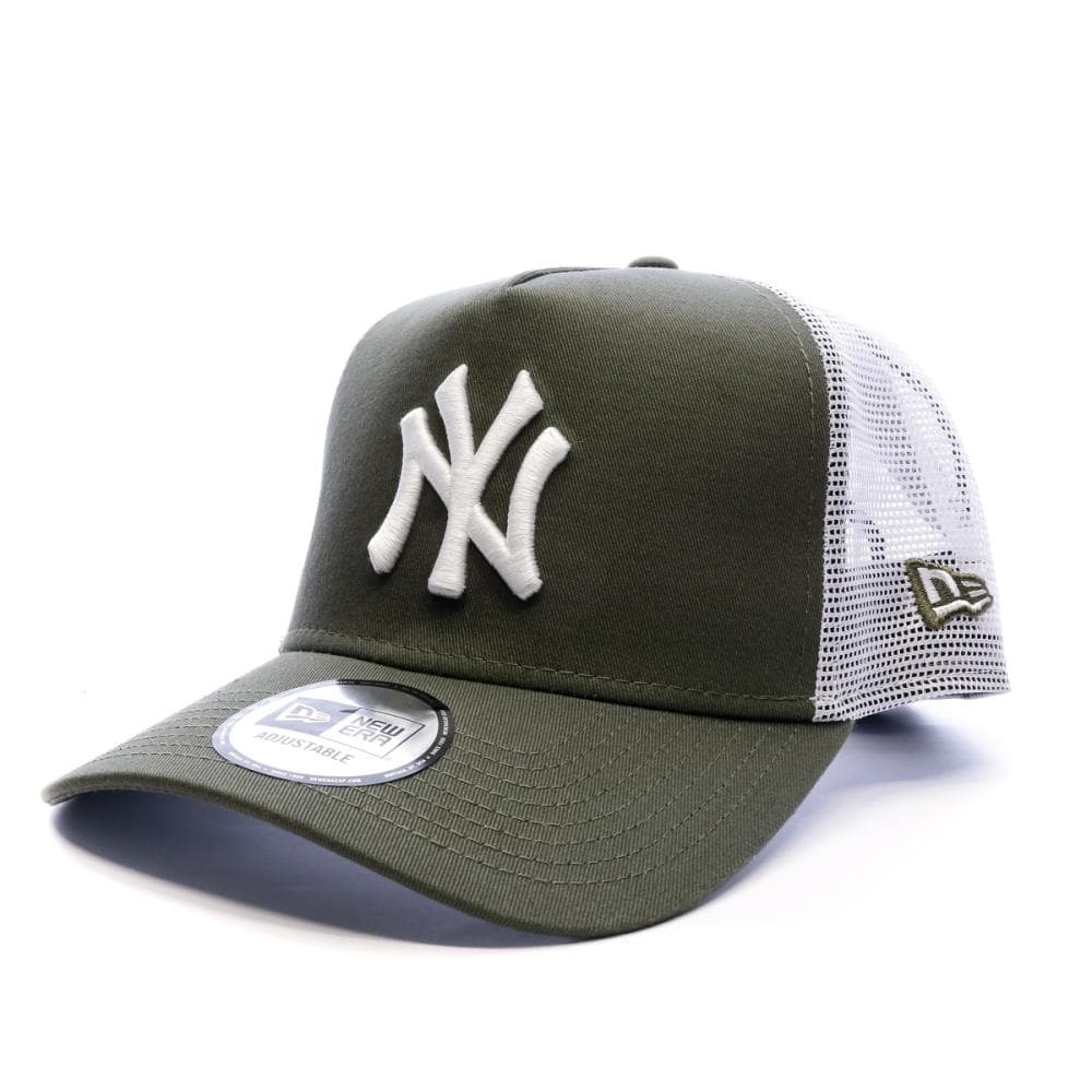Casquette Blanc/Kaki Homme New Era League 940 Af Trckr Ney 1