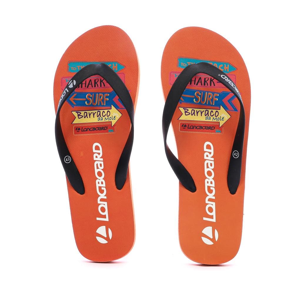 Tongs Orange Homme/Garçon Longboard Phong 3