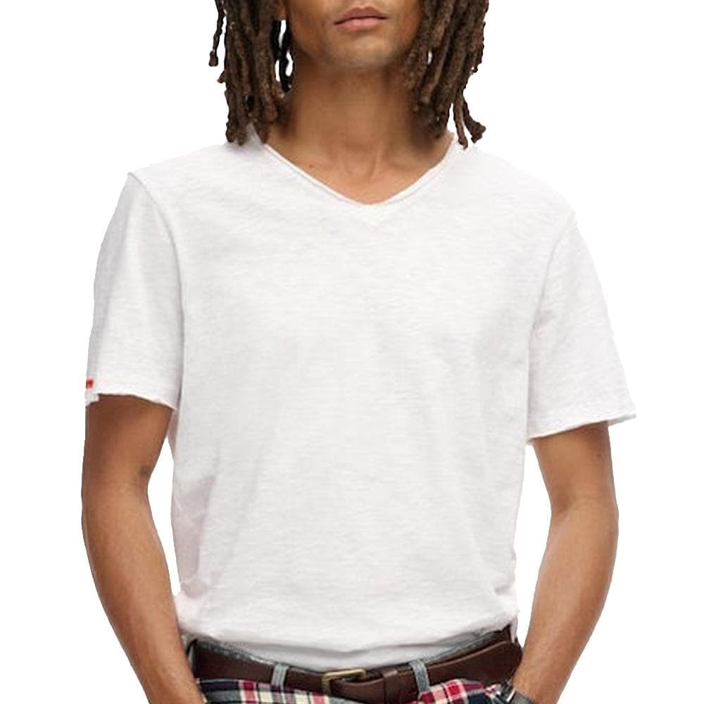 T-Shirt Blanc Homme Superdru Raw 1